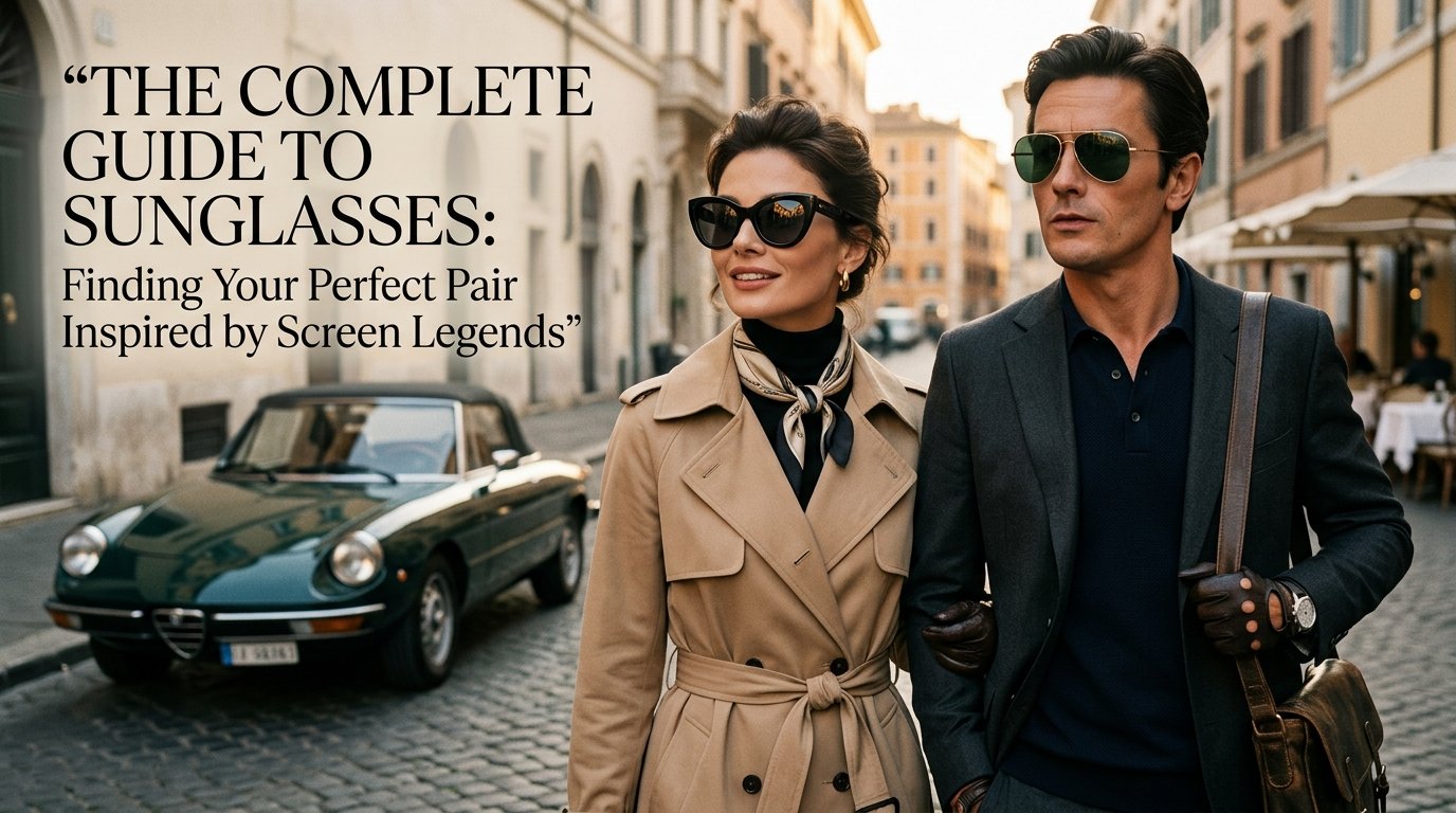 The Complete Guide to Sunglasses: Finding Your Perfect Pair Inspired by Screen Legends