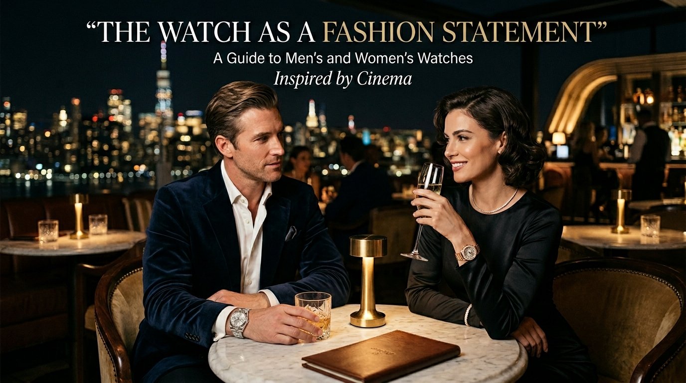 The Watch as a Fashion Statement: A Guide to Men's and Women's Watches Inspired by Cinema